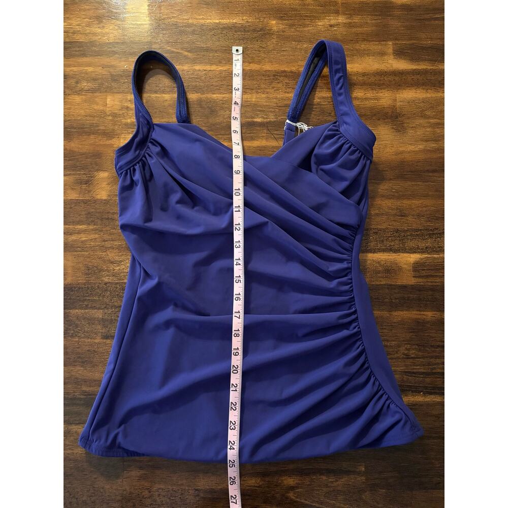 Miracle Suit Women’s 14 Sanibel Tankini Top Underwire Slimming Swim Bathing Suit - Picture 10 of 10
